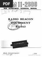 TM11-2609 Radio Beacon Equipment RC-163