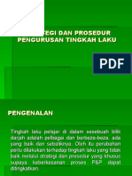 Strategi &amp Prosedur Pen Gurus An Tingkahlaku