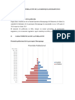 Informe de Población de La Parroquia Moraspungo