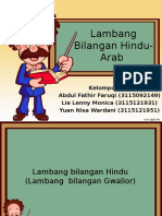 Lambang Bilangan Hindu-Arab Kelompok X Sejamat