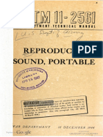 TM11-2561 Reproducer, Sound, Portable, 1944