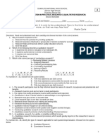 Midterm Exam in Practical Research 1