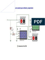 Diagrama de Conexion Del Voltimetro y Amperimetro