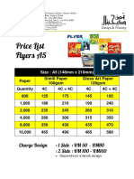 Senarai Harga Flyers A5 NEW PDF