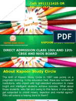 NIOS Admission 2017-18 for Class 10th or 12th in NIOS Delhi Board - Kapoor Study Circle