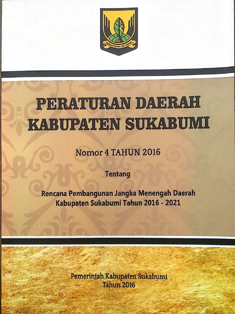 RPJMD KABUPATEN SUKABUMI 2016 2021