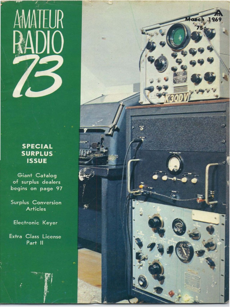 Amateur Radio Surplus Equipment Guide | PDF | Vacuum Tube | Capacitor