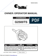 Manual Zenoah G2500TS