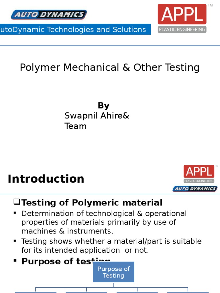 Polymer Mechanical Testing Overview | PDF | Ultimate Tensile Strength ...