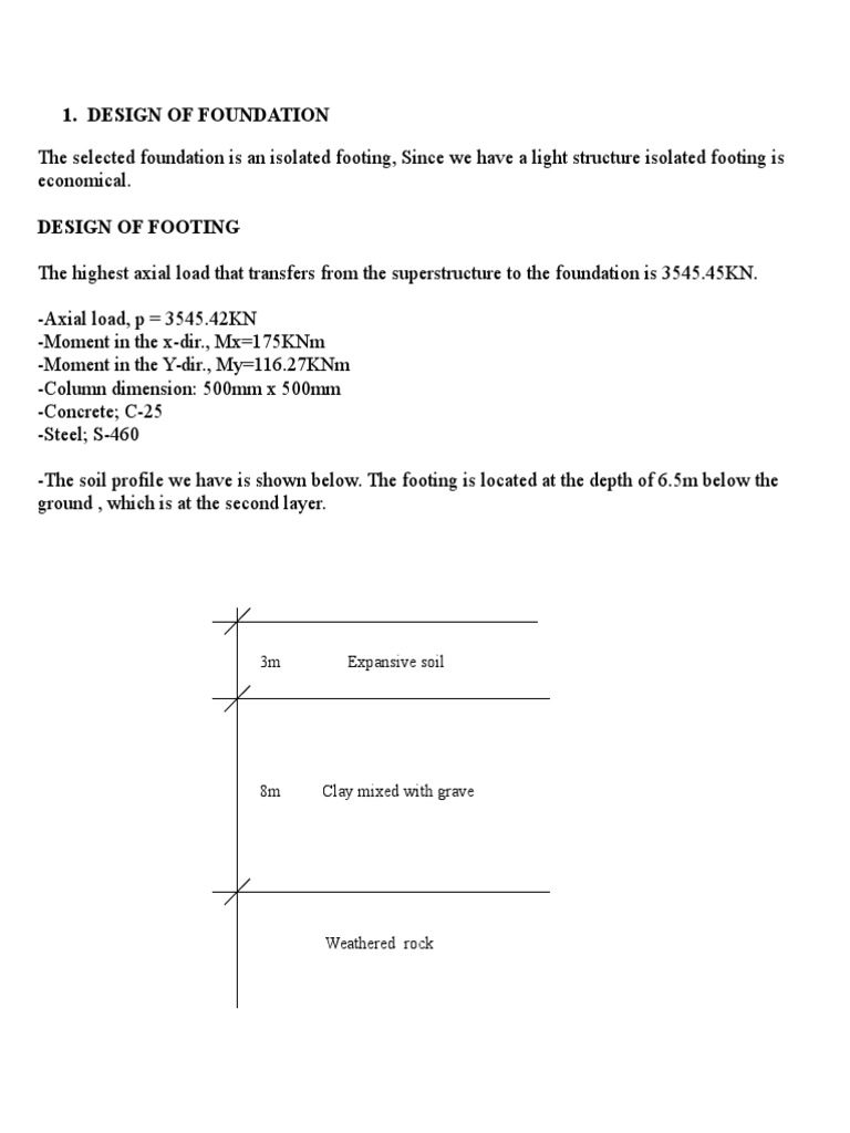 Design of Foundation | PDF | Classical Mechanics | Mechanical Engineering