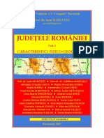 Judeţele României, Vol. I, Caracteristici Fizico-Geografice (Coord. I. Mărculeț) PDF