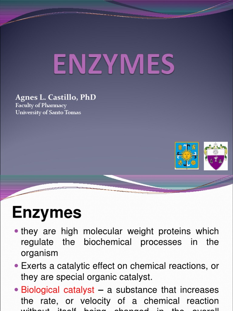 Enzymes (1ST Shifting) PDF PDF Cofactor (Biochemistry) Enzyme