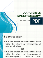 Uv / Visible Spectroscopy: Mr. Santosh M. Damkondwar 4/21/17