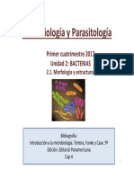 Microbiología y Parasitología Unidad 2-1 Bacterias