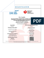 Cprfirstaid Certificate