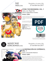 Novedades 27 Abril 2017 Milky Way Ediciones