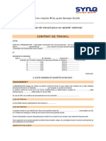 Fiche Outil - Exemple de Contrat Salarie National