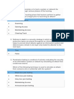 Hacking Phases and Defense Strategies