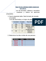 Ejercicios Practicos Operaciones Basicas en Excel