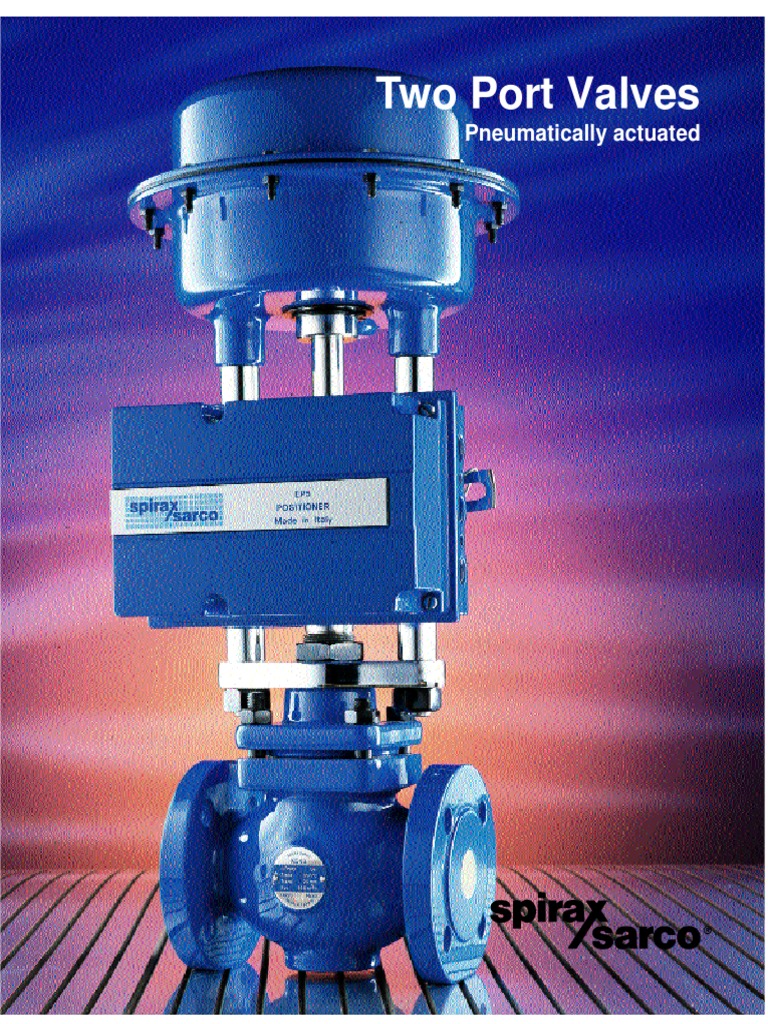 Control Valves Two Port PDF Valve Actuator