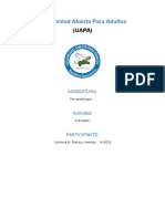 Tareas 1, 2 y 4 Psicopatologia