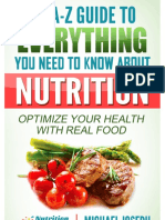 A Z Guide to Everything About Nutrition