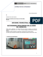 Informe Trimestral - Instalaciones Electrica - Sede Camacho