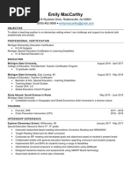 Portfolio Resume PDF