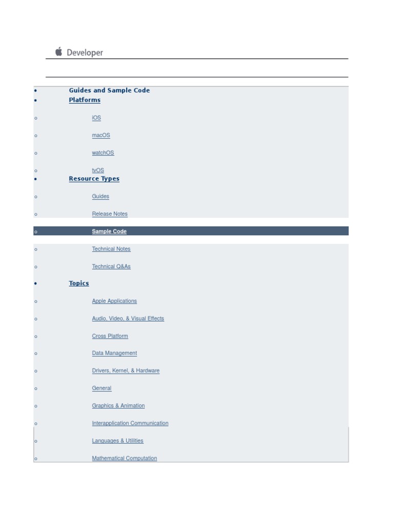 Guides and Sample Code | PDF | System Software | Operating System Families