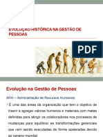 Aula 1 - Evolução Histórica Na Gestão de Pessoas