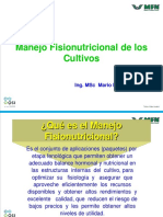 Manejo Fisionutricional de Cultivos (Pozo)