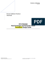 Horizontal Vessel Foundation Design