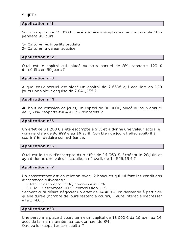 Exercice Attribut Du Sujet Avec Correction