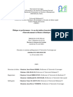 Éthique Et Performance: Le Cas Des Indices Boursiers Et Des Fonds D'investissement en Finance Islamique