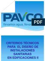 Curso Pavco - Criterios Tec. II Agua Potable Avanzado
