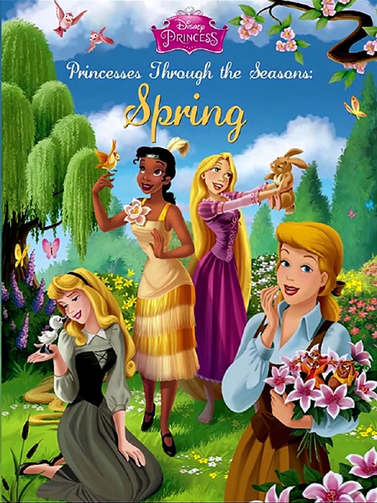 Princesses Through The Seasons Spring | PDF