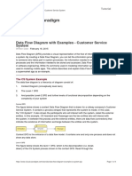 Data Flow Diagram With Examples - Customer Service System: The CS System Example