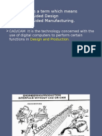 Is A Term Which Means Computer Aided Design Computer Aided Manufacturing