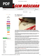 Mídia Sem Máscara - E o Diploma