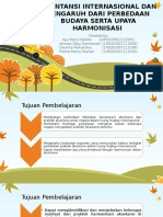 Akuntansi Internasional Dan Pengaruh Dari Perbedaan Budaya Serta Upaya Harmonisasi