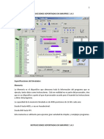 Instrucciones Soportadas en Simuproc 1