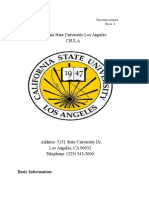 California State University Los Angeles Csula: Basic Information