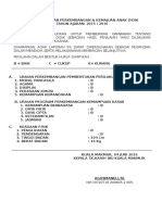 Daftar Laporan Perkembangan