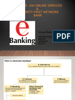 Banking Via Online Services & Security First Network Bank: Group Members