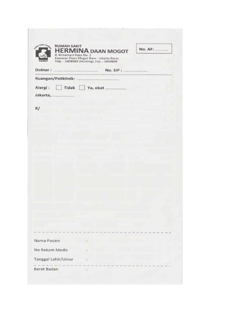 Contoh Resep | PDF