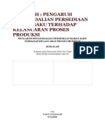 Makalah Pengaruh Pengendalian Persediaan