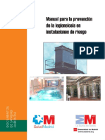 Manual para La Prevención de La Legionelosis en Instalaciones de Riesgo PDF
