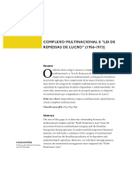 CAMPOS - Complexo Multinacional e Lei de Remessa de Lucro