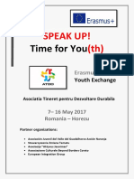 Speak Up Youth Exchange