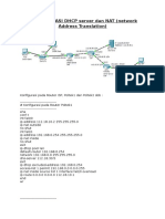 Implementasi DHCP Server Dan Nat